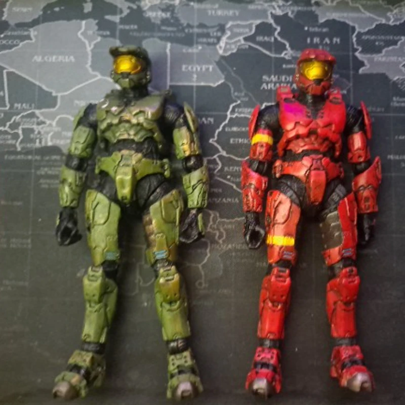 

Halo 3 The Spartan Master Chief John117 MARK Compartment Toys Hobbies Anime Action Figure Model Dolls Toys Kids Gift