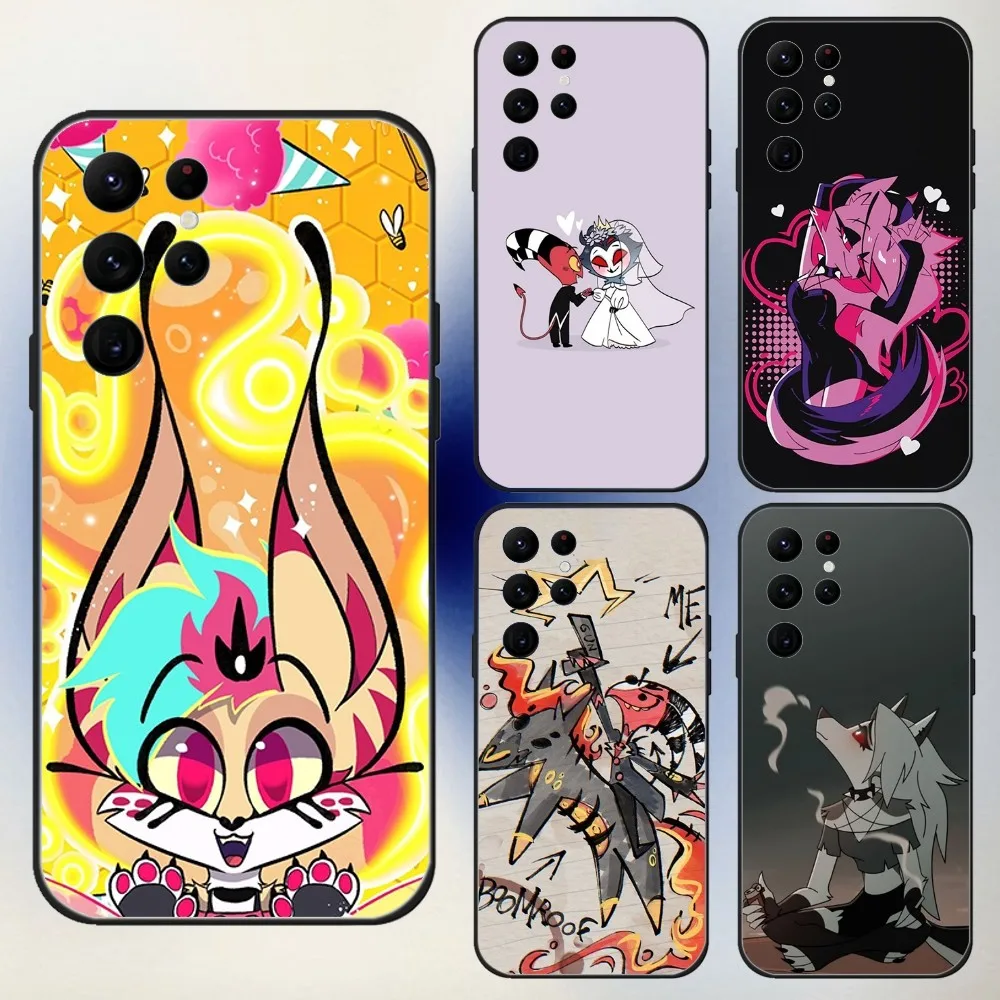 Чехол для телефона с изображением аниме H-HelluvaS B-Boss Samsung S24 23 22 30 21 10 9 Ultra Plus Lite FE 5G