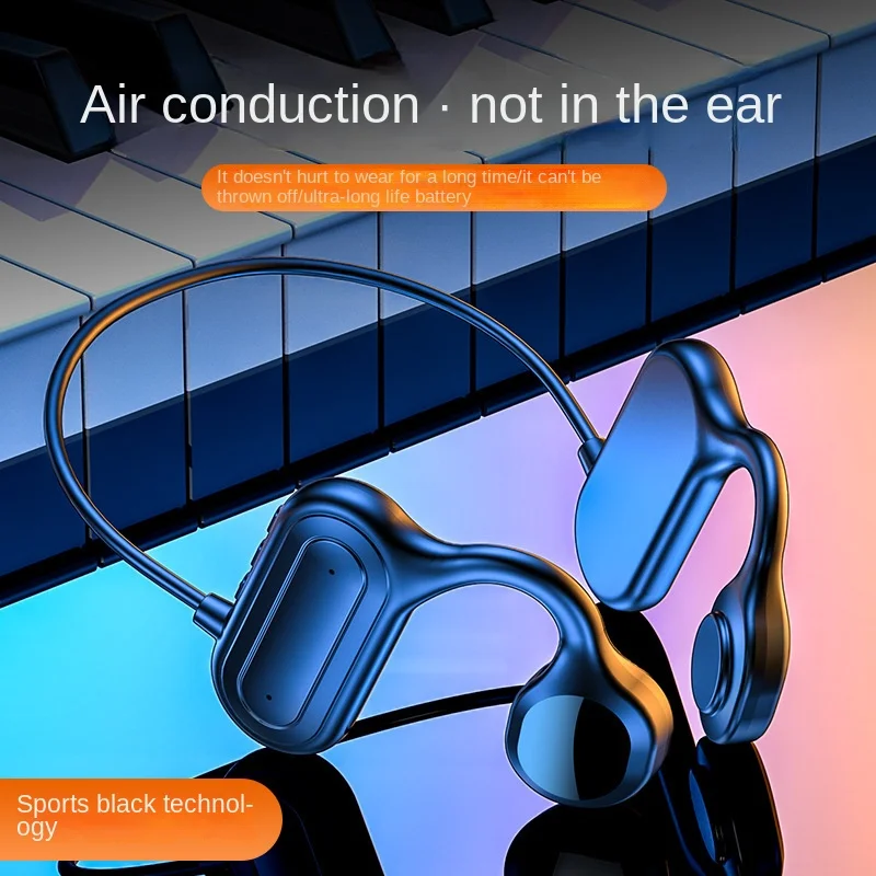 

Bone conduction headphones wireless bluetooth 5.0 compatible IPX8 waterproof swimming headsets in-ear earplugs type of smart pho