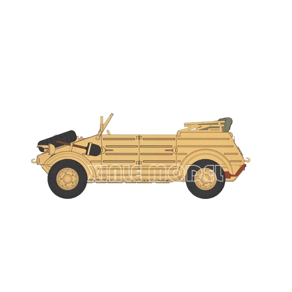 Комплект пластиковой сборки модели S-модели PS720083 Kübelwagen VW Typ 82 (Afrika Korps) 2 комплекта для быстрого сборки в коробке 172 (art.: 3920d1d01ac02) - 3920d1d01ac02
