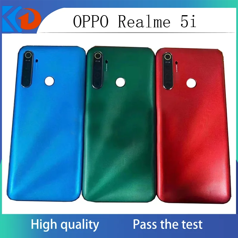 

For OPPO Realme 5i Back Battery Cover Back PC Door Replacment Repair Spare Parts
