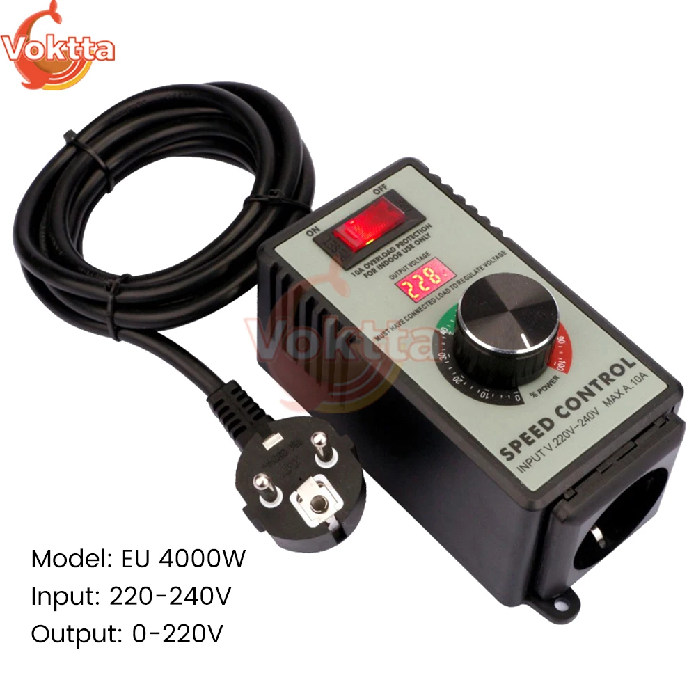 

Gaqqee Speed Controller регулятор скорости 4000 Вт