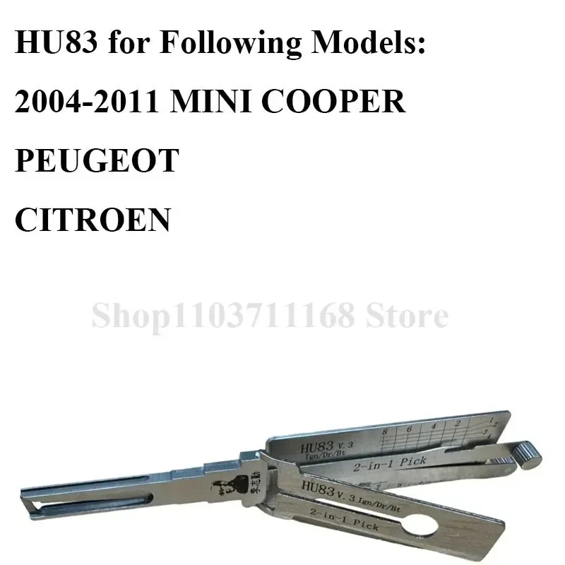 Фото Инструменты для ремонта Lishi HYN7R GM39 HU83 SIP22 HU71 HU134 TOY2018 TOY2014 SIP22 HON66 HU162T HU64 MAZ24 NSN14 2-в-1 декодер и выборка №5