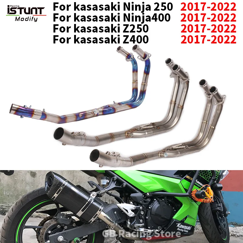 Для Kawasaki Ninja 400 Z400 Z250 250 2017-2022 мотоцикл из титанового сплава Передняя звеньевая