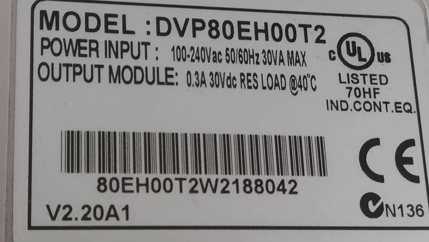 

New original DVP80EH00T2