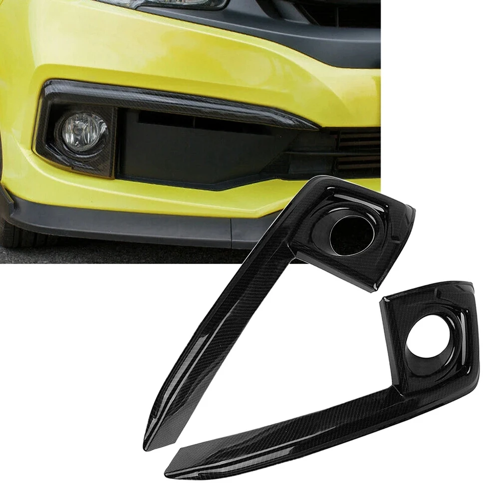 Комплект углеродных противотуманных фар на передний бампер для Honda Civic Sedan 2019-2021 |