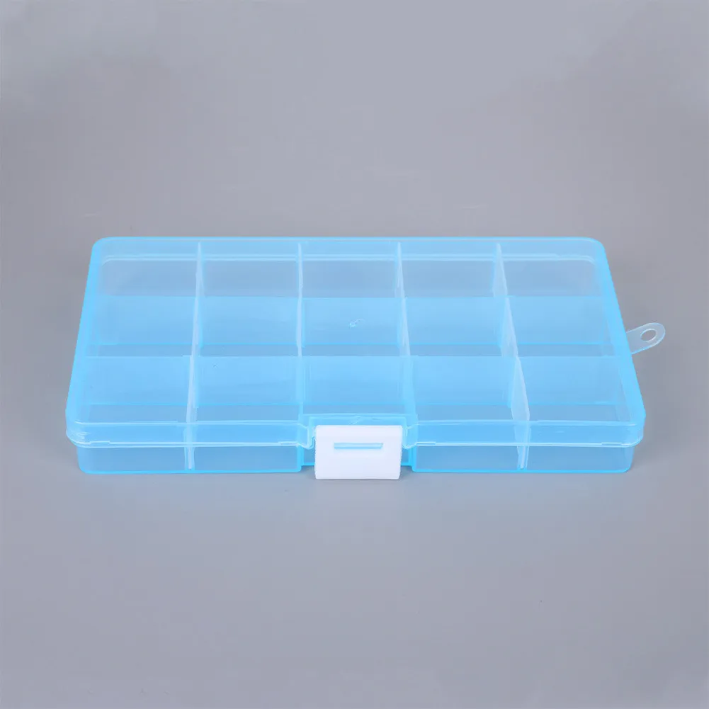 

1× 15 Gird Storage Boxes Adjustable Craft Organizer Box Jewelry Accessories Torage Box Case Holder Case Display Container