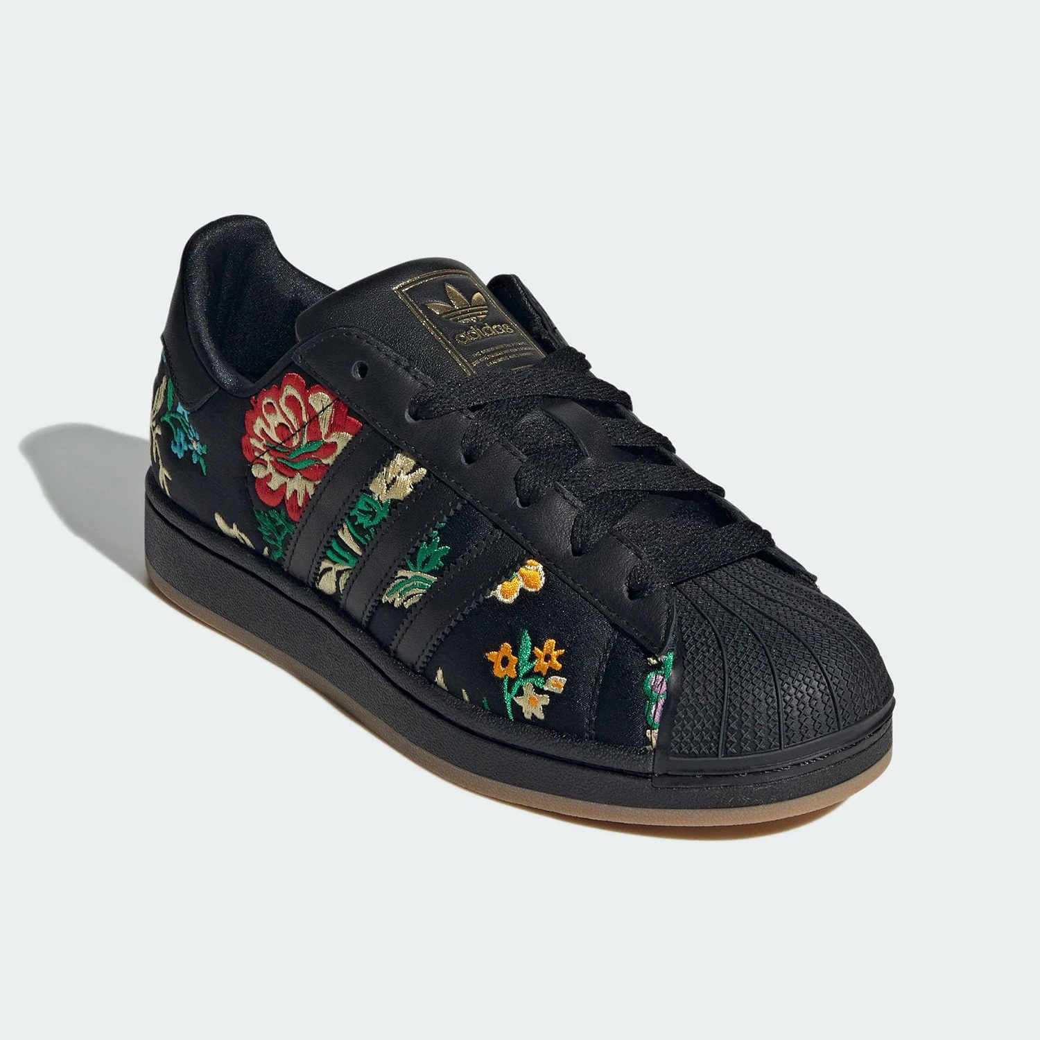 Фото Оригинальные женские классические повседневные кеды Adidas с цветочным принтом JS4045 №2