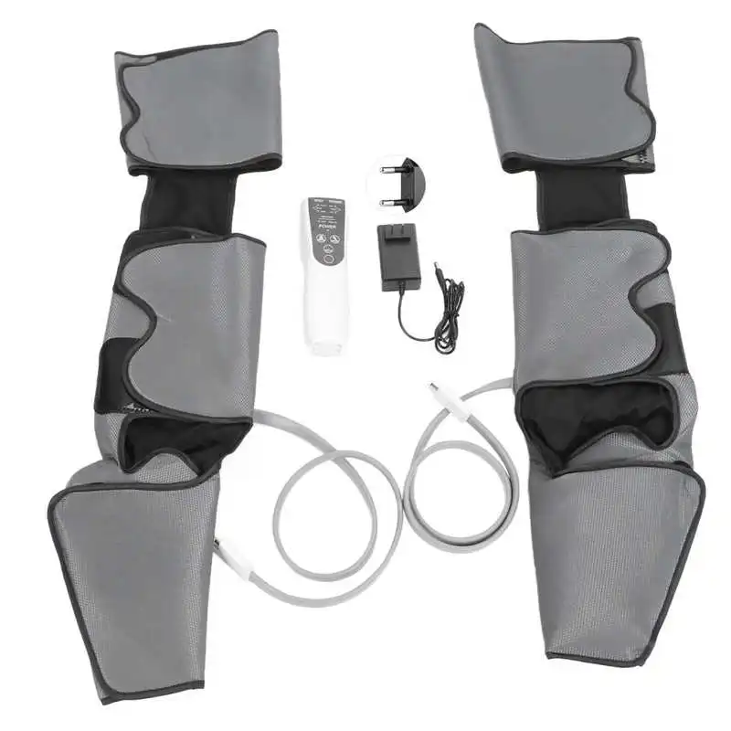 

Air Compression Leg Massager 2 Temperature Gears Intelligent Overheat Protection Leg Wrap Massager Simple Operation for Home Use