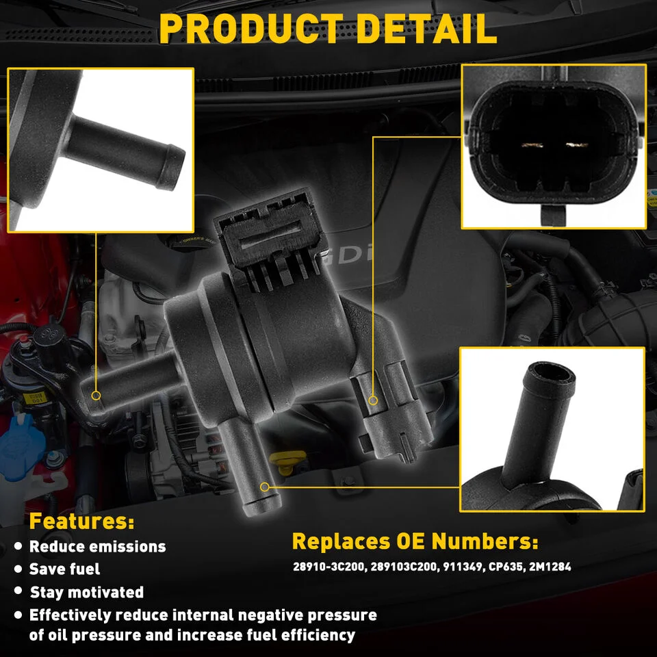 Hyundai Accent Santa Fe Tucson Veloster Kia Sedona Rio Forte Soul Клапан Рециркуляции Выхлопных Газов 28910-3C200