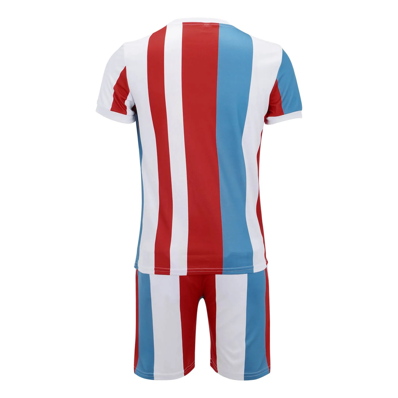 Stripe Print Male 2 Piece Set Sportswear T-Shirt+Shorts Jogging Men Sets Loose Ensemble Homme Breathable Drawstring Conjuntos