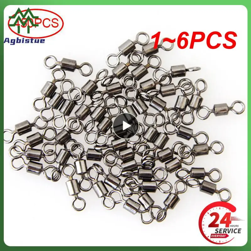 

1 ~ 6 шт., рыболовный подшипник, вертлюг с коробкой, твердый кольцевой соединитель для приманки, для ловли карпа, рыболовные снасти, аксессуары, Рыболовный инструмент