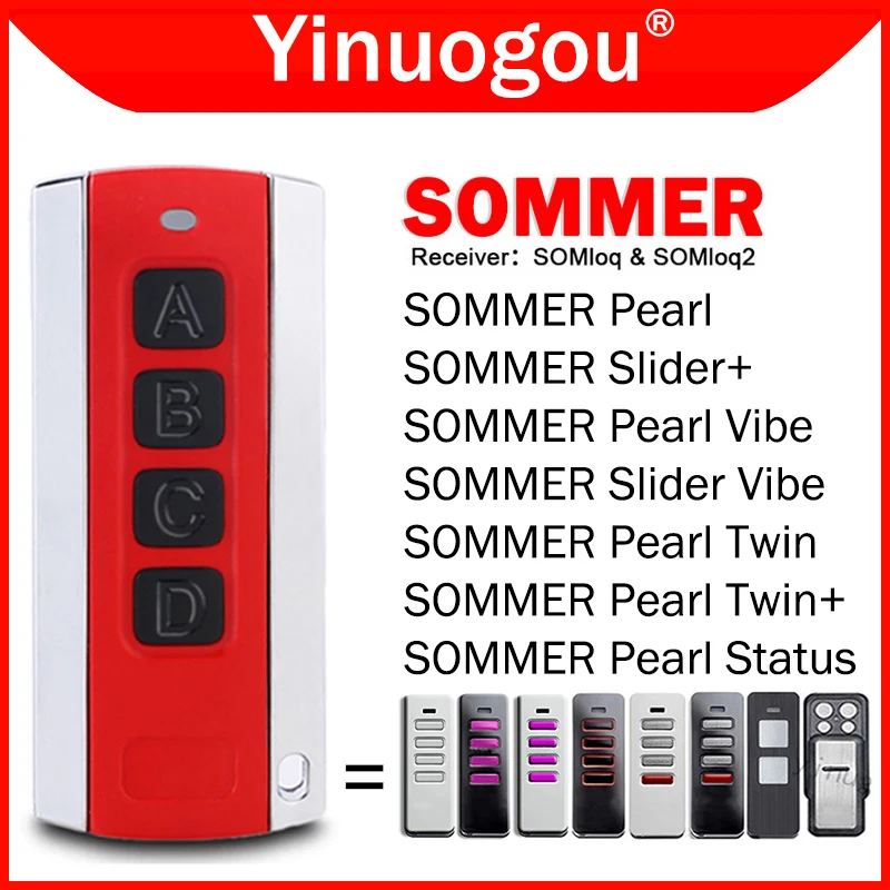 Совместим с SOMMER SOMloq2 Pearl Vibe Twin Status 4018V000 4019V000 TX55-868-4 искусственный пульт