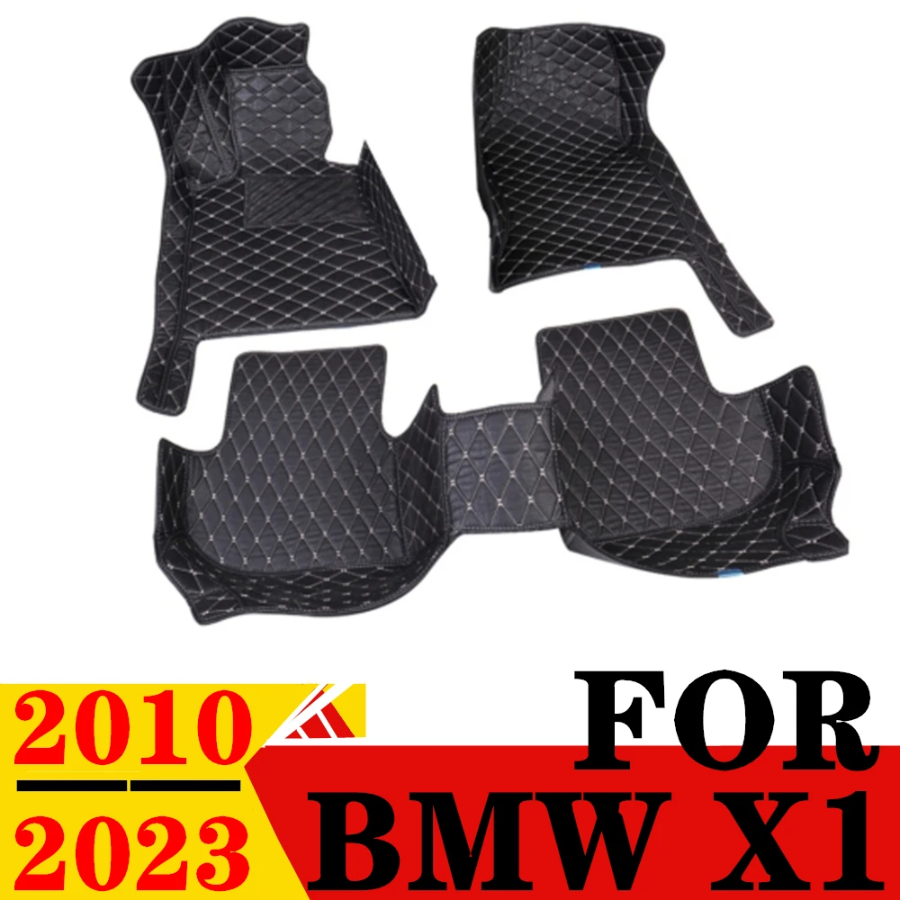 

Автомобильные коврики WZJ для BMW X1 2010 2011-2023, водонепроницаемые, из кожи XPE, под заказ, передние и задние напольные коврики, автозапчасти, коврик