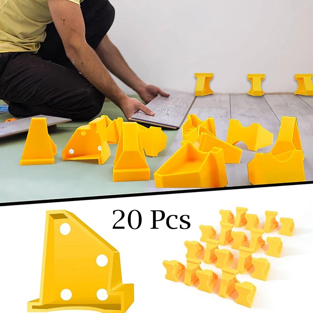 

20 шт., Пластиковые Треугольные прокладки для деревянного пола