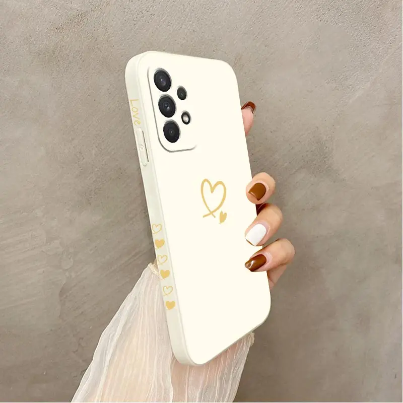 Gemini Love Phone Case For Samsung A54 A34 A24 A14 A73 A53 A33 A23 A13 A03 A03S A04 A04S A72 A52 A52S A32 A22 A12 A71 A51 4G 5G