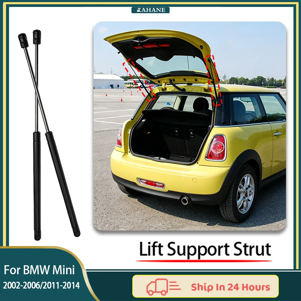 Фото Для BMW Mini One Cooper R50 R53 2002-2006 и 2011-2014: 2 шт. пружинные амортизаторы/газовые упоры для задней двери автомобиля №1