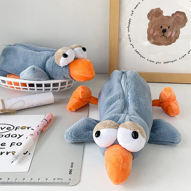 Новый плюшевый карандаш Robin искусственная кожа набивное животное большая