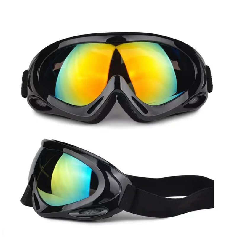 

Лыжные очки Kaka, однослойные солнцезащитные очки для защиты от ветра, песка, снега, при близорукости, для мужчин и женщин, универсальные мотоц...