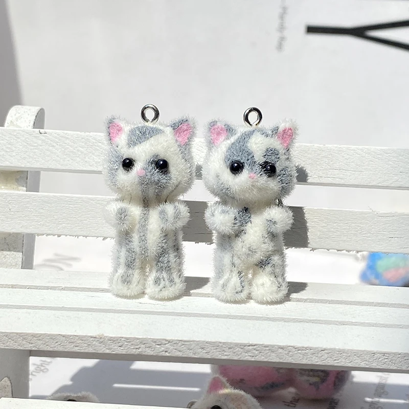 Подвески в виде кошек 2 шт цвет ассортименте