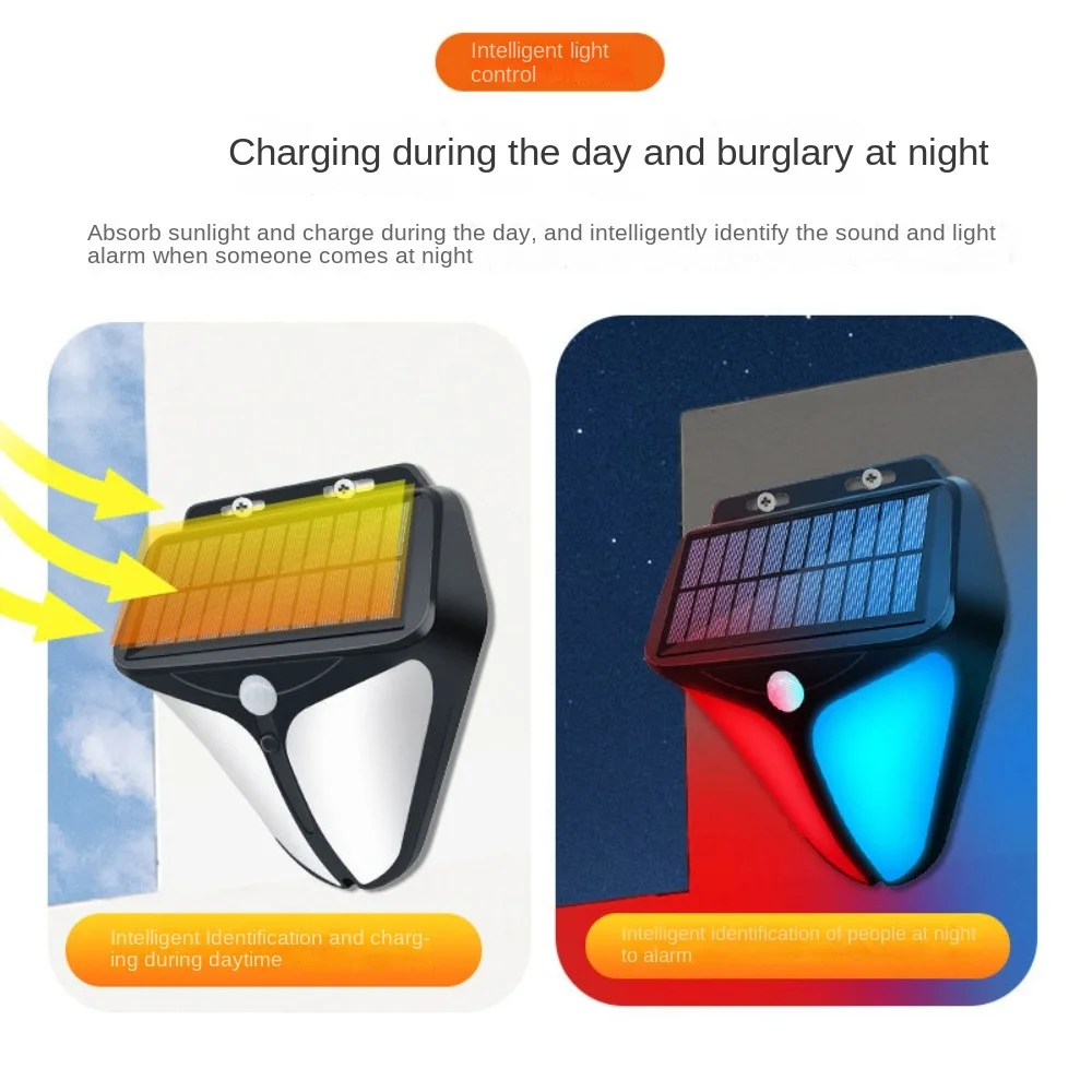 

Solar Powered Human Body Sensing Alarm Light Suitable for Warning and Prevention in Orchards, Ranches, Fishing Ponds, Factories,