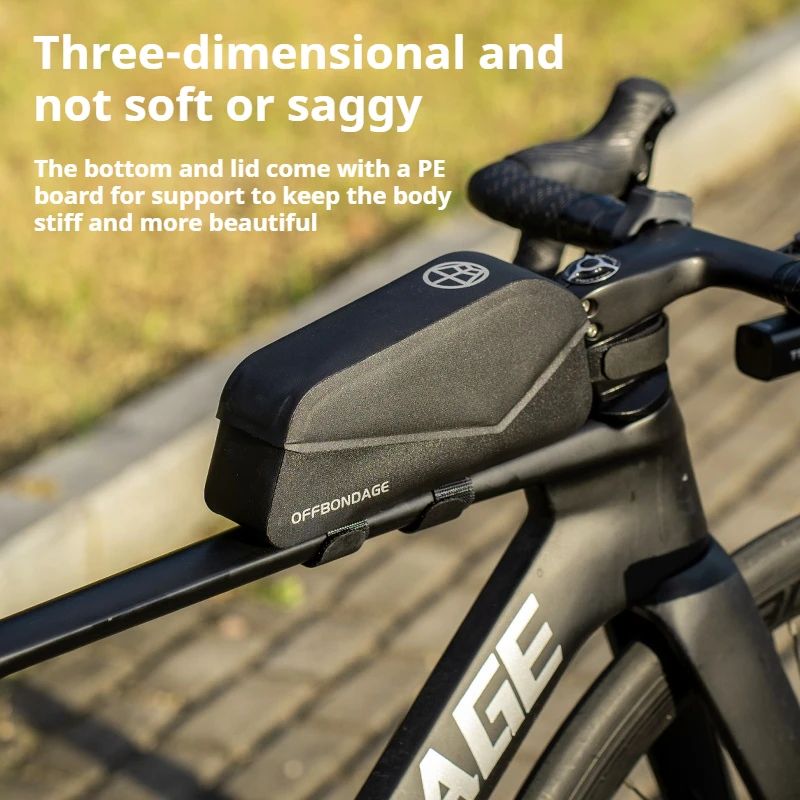 Велосипедная сумка Offbondage с магнитной пряжкой водонепроницаемая верхняя трубка и