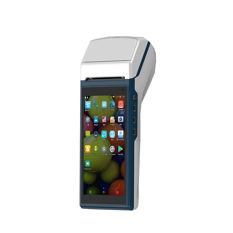 

Terminal BT & Wifi Android7.1 5.5 inch Built-in printer Barcode Scanner