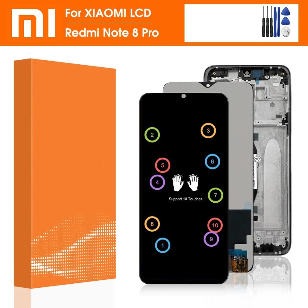 

ЖК-дисплей и сенсорный датчик в сборе для xiaomi Redmi Note 8 Pro M1906G7I