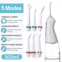 dental water jet 5 modes oral irrigator for teeth cleaning water flosser tooth whitening water pick 350ml mouth washing machine