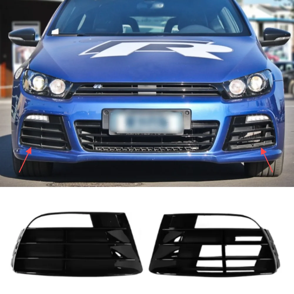 Для 2009-2014 Volkswagen Shangku R передний бампер противотуманная фара рамка абажур решетка