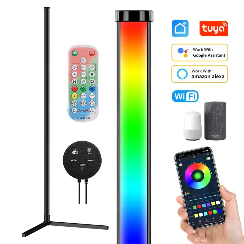 

Wifi Flood Lamp Wifi Wireless 20w Color Changeable Dimmable New Tuya Works With Alexa And Google Assistant