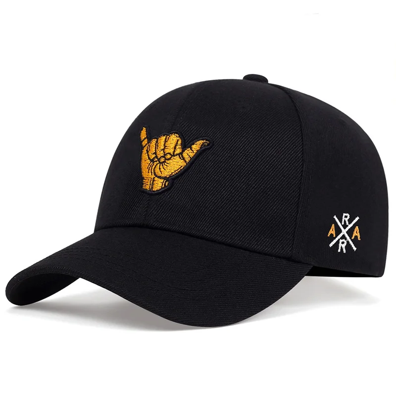 

finger baseball cap outdoor sports cotton embroidery baseball cap hip hop streetwear kpop snapback hat casual