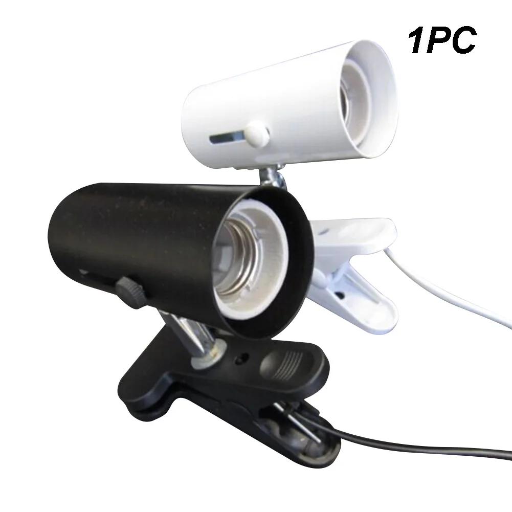 

Reptile UVA+UVB Metal Stand Habitat Base Lamp Holder Bulb Clip Fish Tank Fixture Turtle With Switch Heating Light Clamp Pet