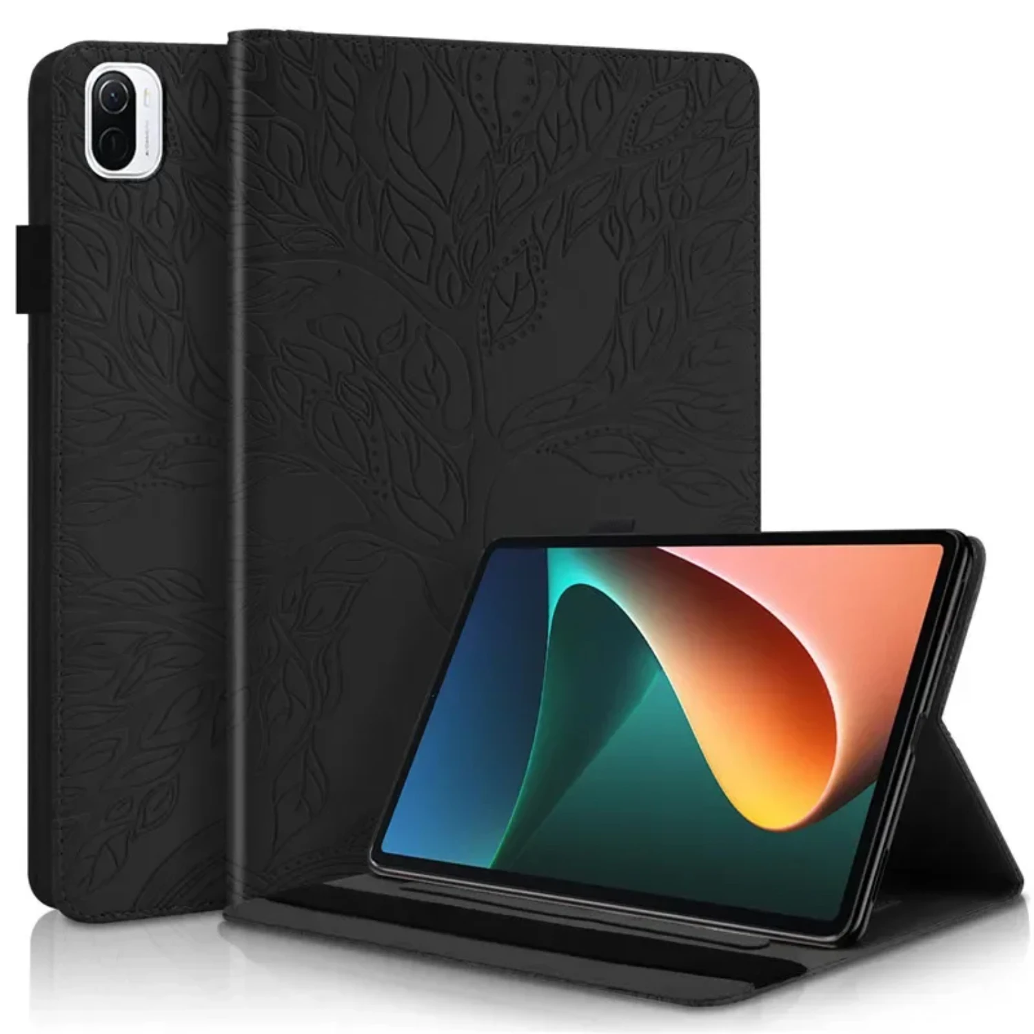 Элегантный и стильный чехол для планшета с тиснением дерева Mi Pad 5 6 Pro 11 дюймов —