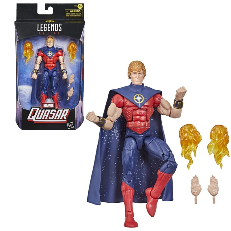 

Hasbro Marvel Series Genuine Original Quasar film anime peripheral Collectible Models Children's Gifts Movable Model Toys