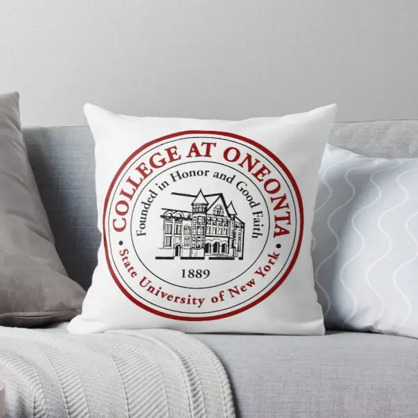 

Suny Oneonta Printing Throw Pillow Cover Cushion Case Hotel Fashion Square Wedding Throw Decorative Home Pillows not include