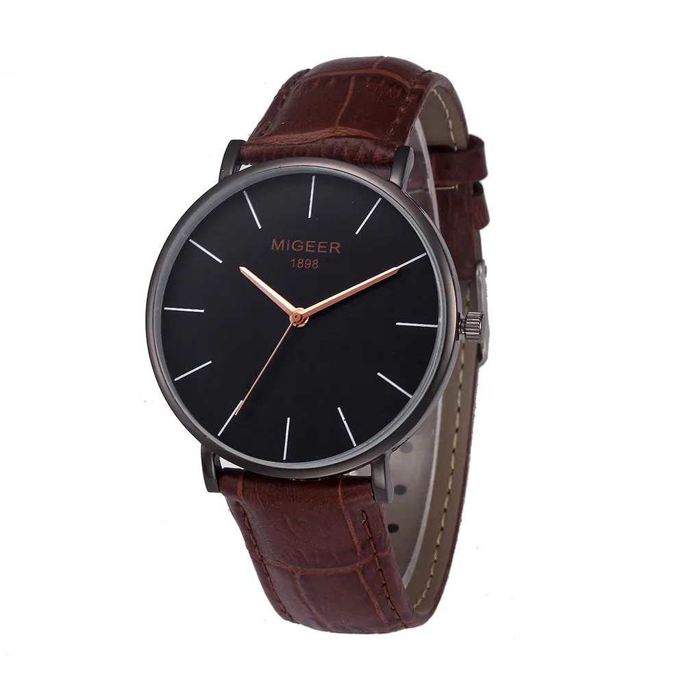 

2022 Female Student Simple Leather Strap Ladies Watch Simple And Stylish Ladies Big Dial Watch Gift Watch watch women reloje