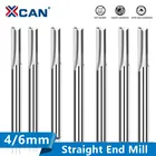 Концевая фреза XCAN твердосплавная с 2 канавками и хвостовиком 4 мм6 мм, 1 шт.