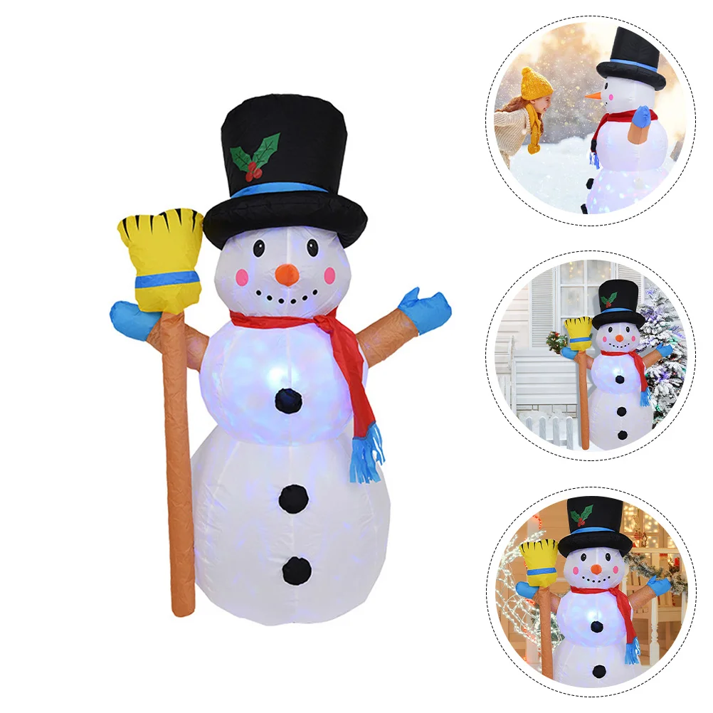 

1pc Adorable Funny Practical Inflatable Model Christmas Model for Yard Home Party