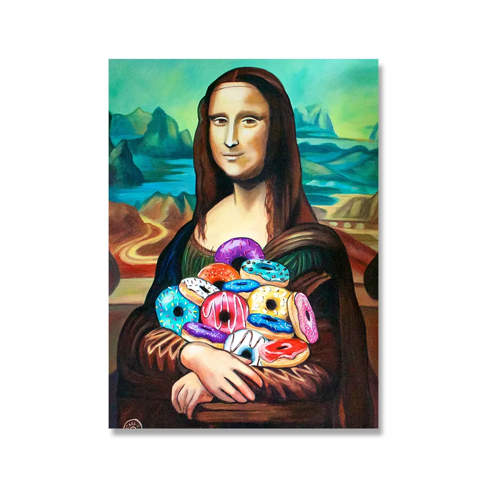 

Печать на холсте Funny Mona Lisa