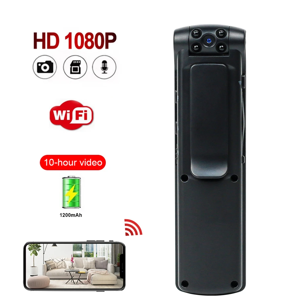 

Wearable Mini WiFi Camera Mini DV 1080P Full HD H.264 Pen Camera Voice Recorder Pen Micro Body Camara DVR Video Camera