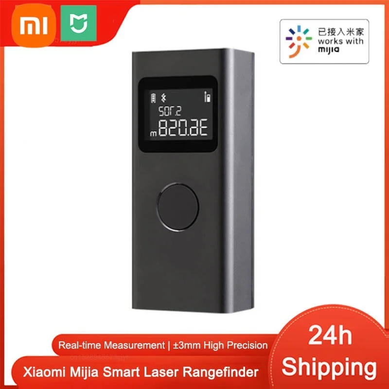 

Умный лазерный дальномер Xiaomi Mijia, измеритель расстояния в режиме реального времени, с приложением Mi Home