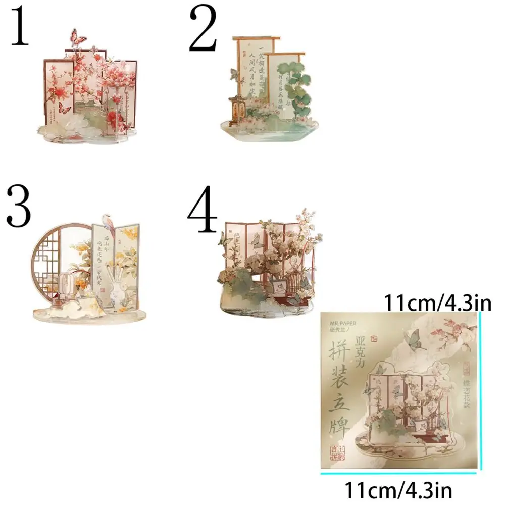 Kawaii древние 3D цветы орнамент мини изысканный рододендрон Simsii мини-экран свет