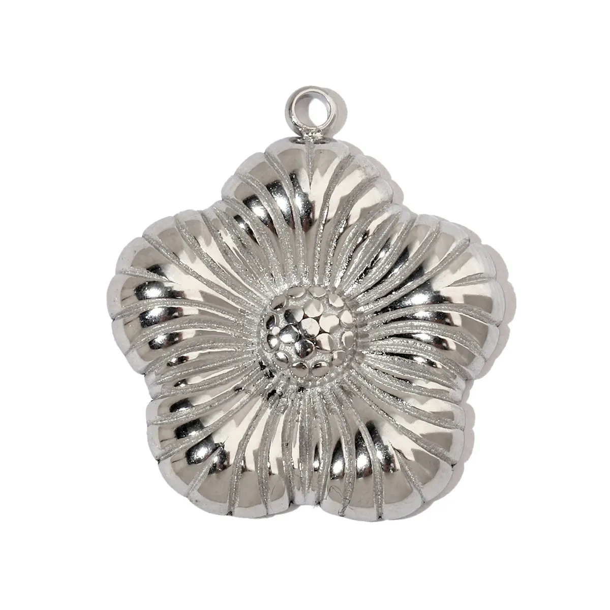 3 шт./лот подвески в виде раковины из нержавеющей стали женские серьги с цветком