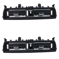 2x central console air conditioning vent grill outlet panel cover for bmw 5 series f10 f11 f18 64229209136 lhd