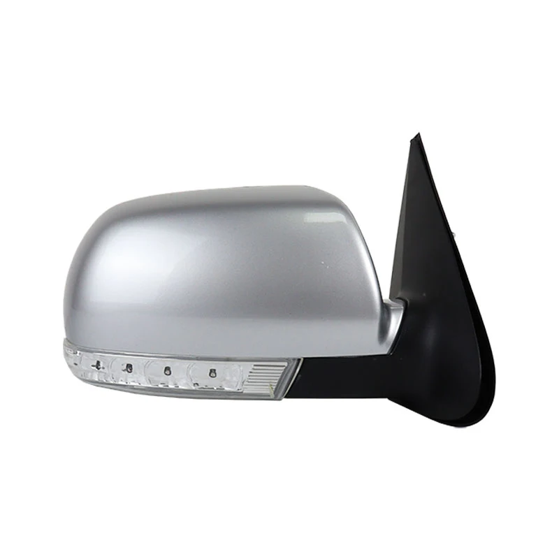 

Автомобильное боковое зеркало заднего вида с лампой для Hyundai Santa Fe 2.4L 2.7L 2007 2008 2009 2010 2011 2012, аксессуар для зеркала заднего вида