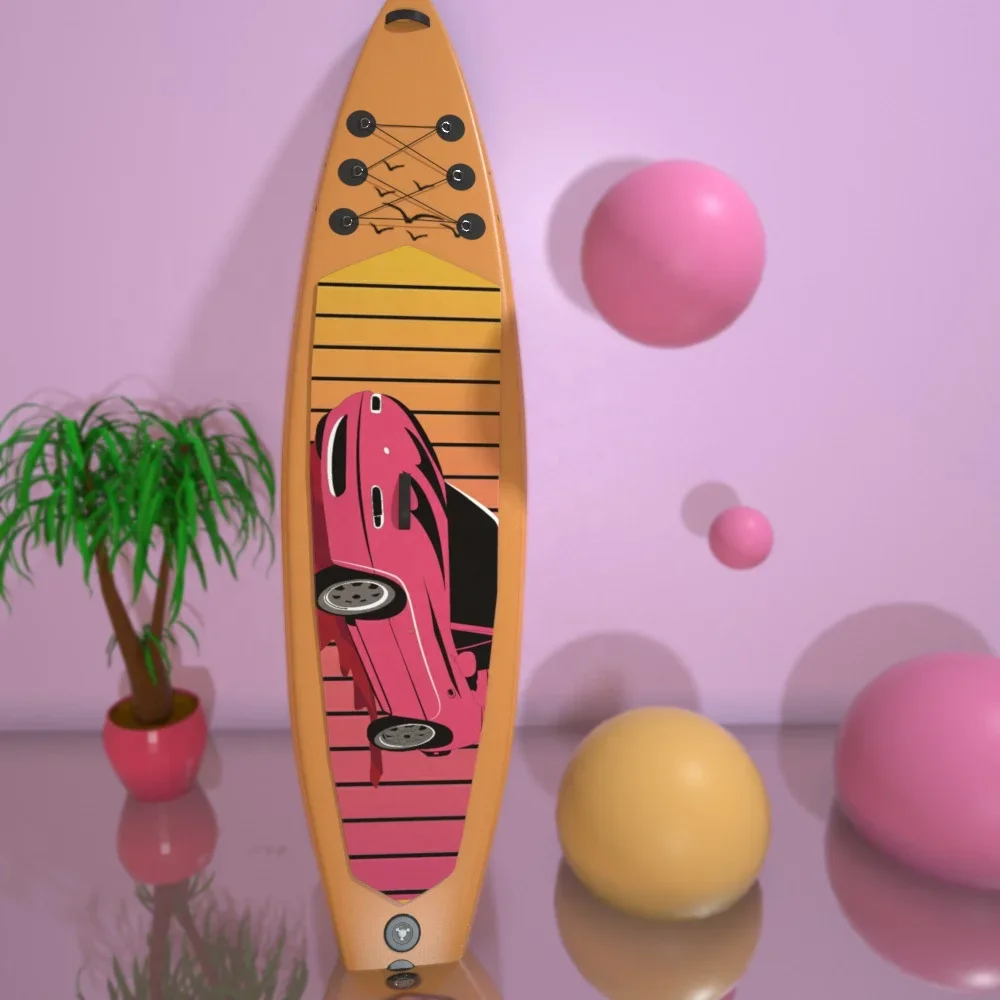 Розовая надувная доска для серфинга Jet Surfboard Sup Race Купить стоячи с сумкой Board Js