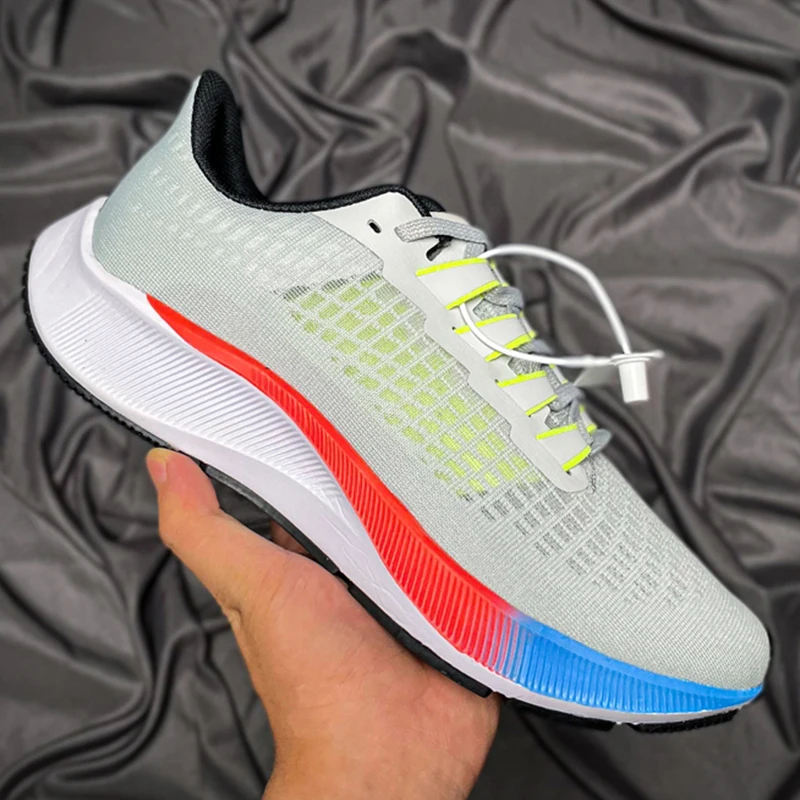Men Women Running Shoes Anti-slip Unisex Sports Shoes Air Cushion Breathable Lightweight Gym Sneakers Outdoor Mesh Tennis 2023