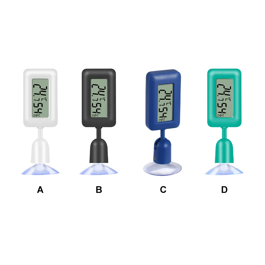 Термометр по Цельсию/по Фаренгейту регулируемый гигрометр на присоске для