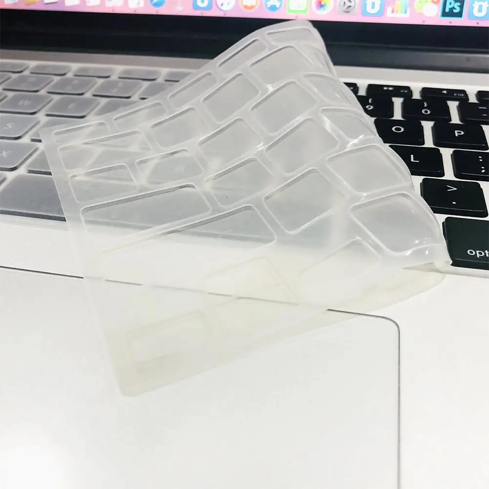 

Silicone Keyboard Cover Case Flat-laying Transparent Clear Protecter Film 14-inch/15.6-inch Universal Film